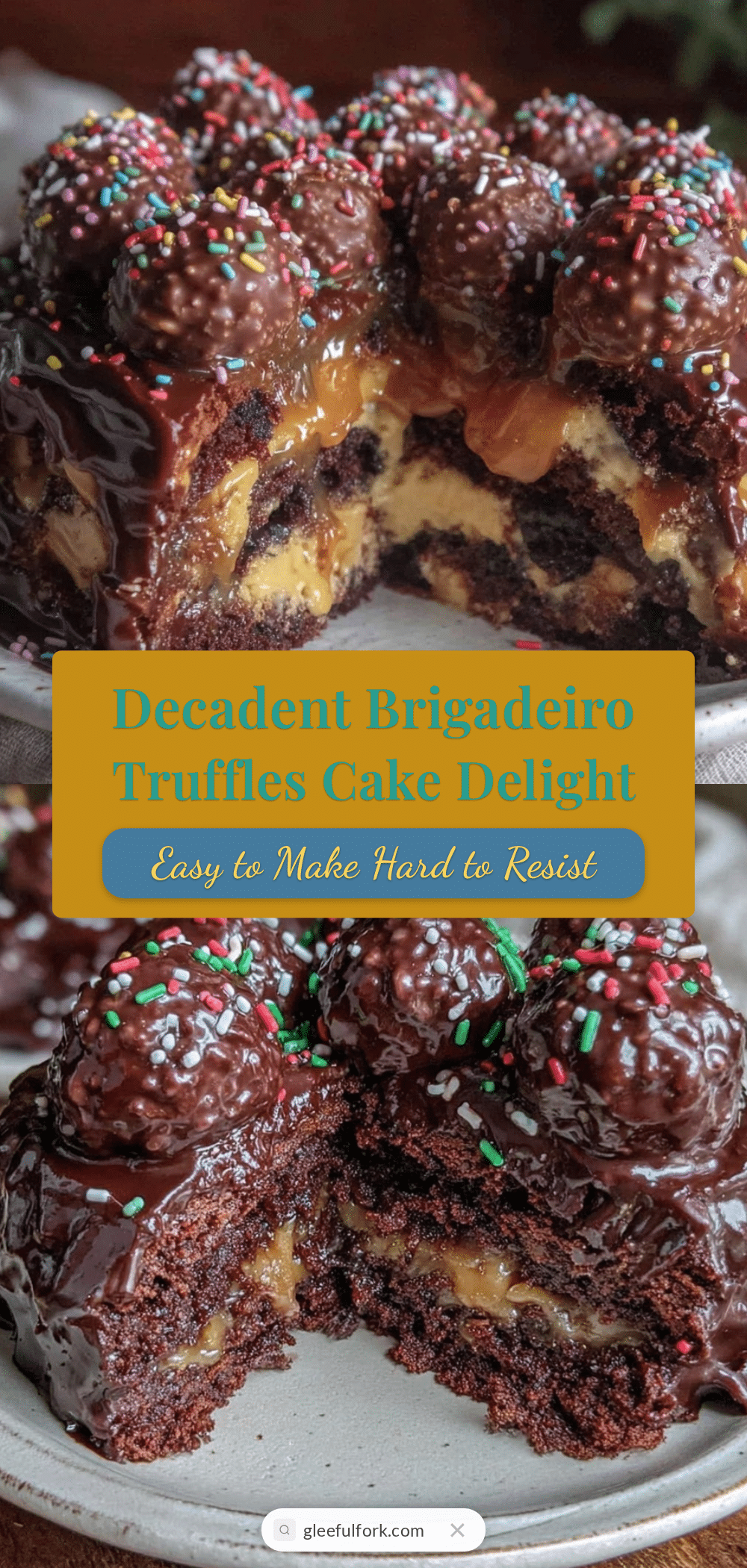 brazilian brigadeiro truffles cake recipe
