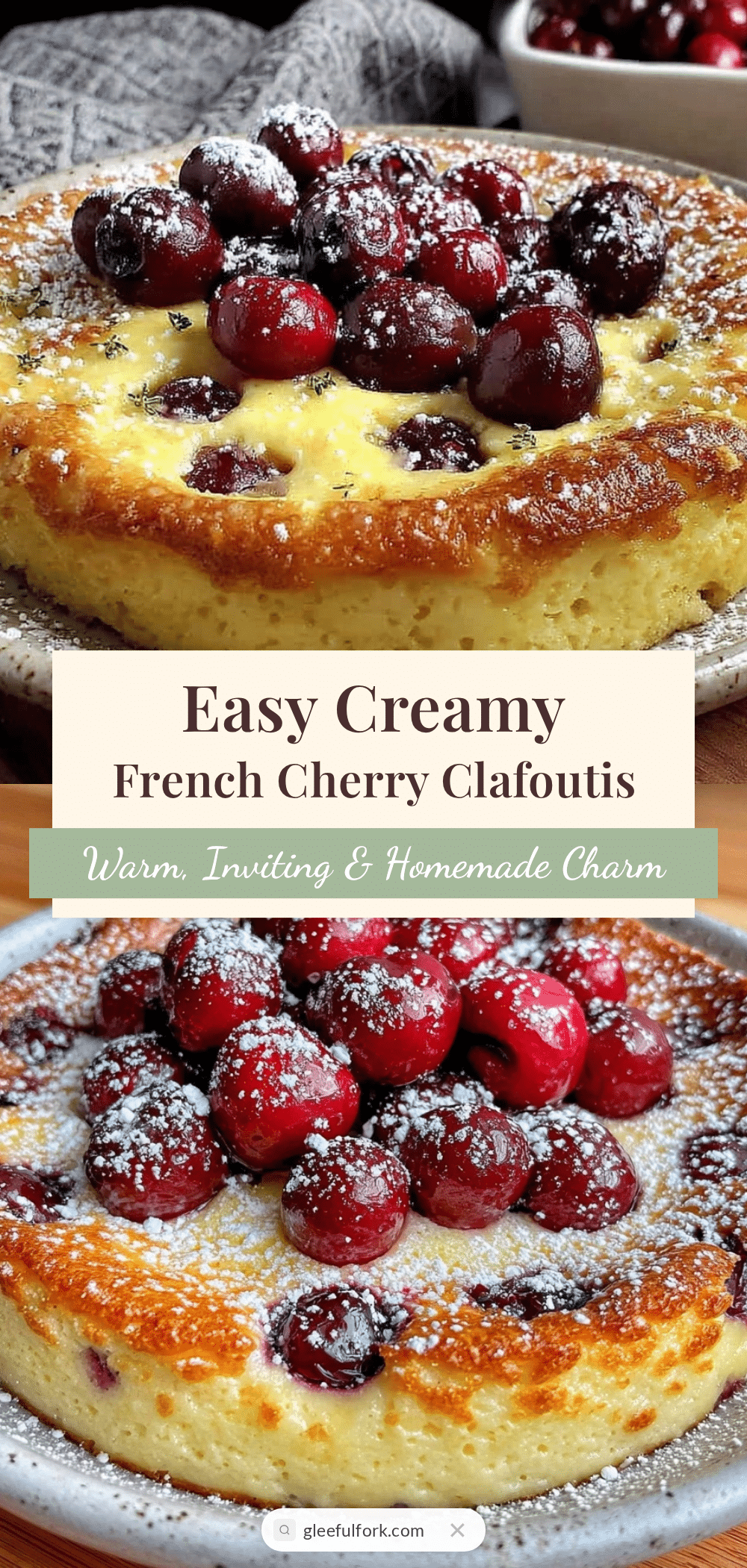 creamy French clafoutis recipe
