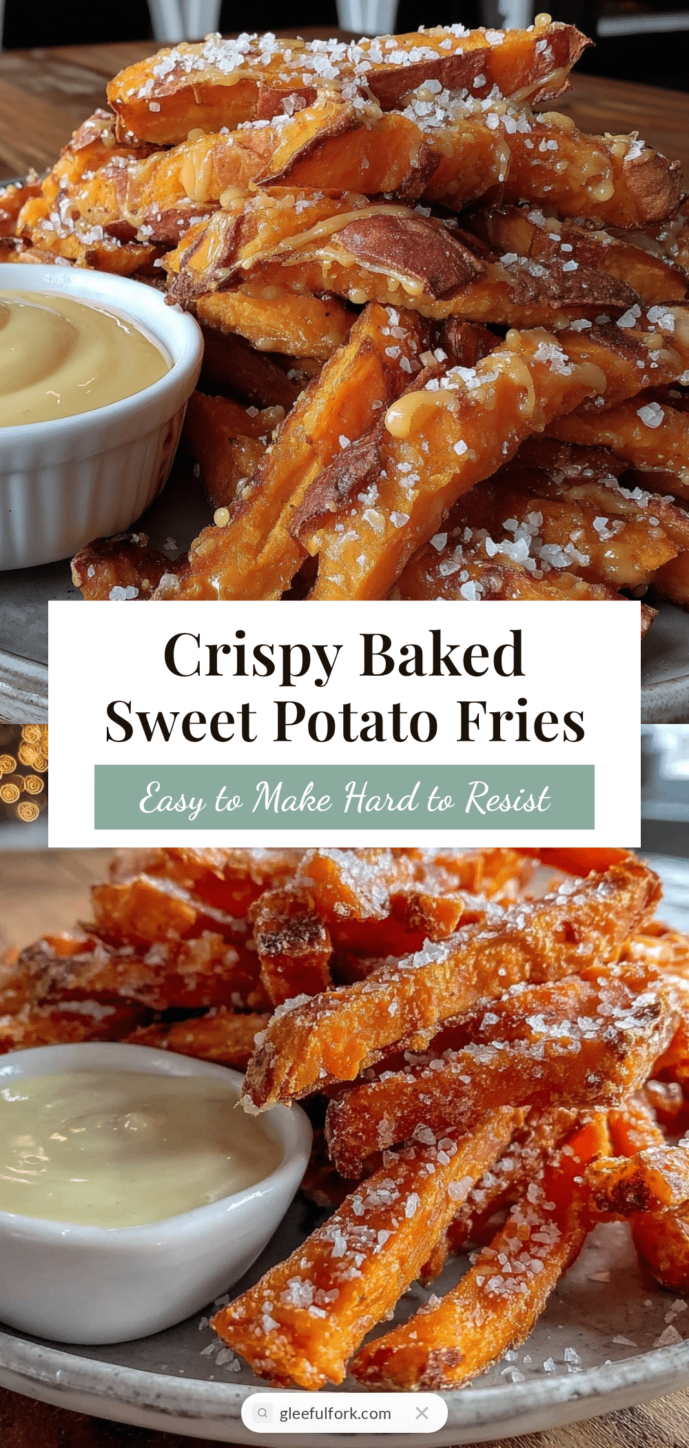 crispy baked sweet potato fries recipe