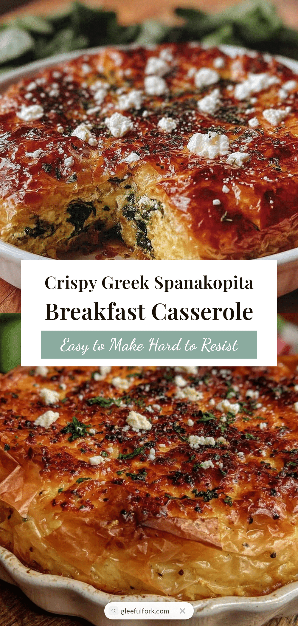 crispy greek spanakopita breakfast casserole recipe