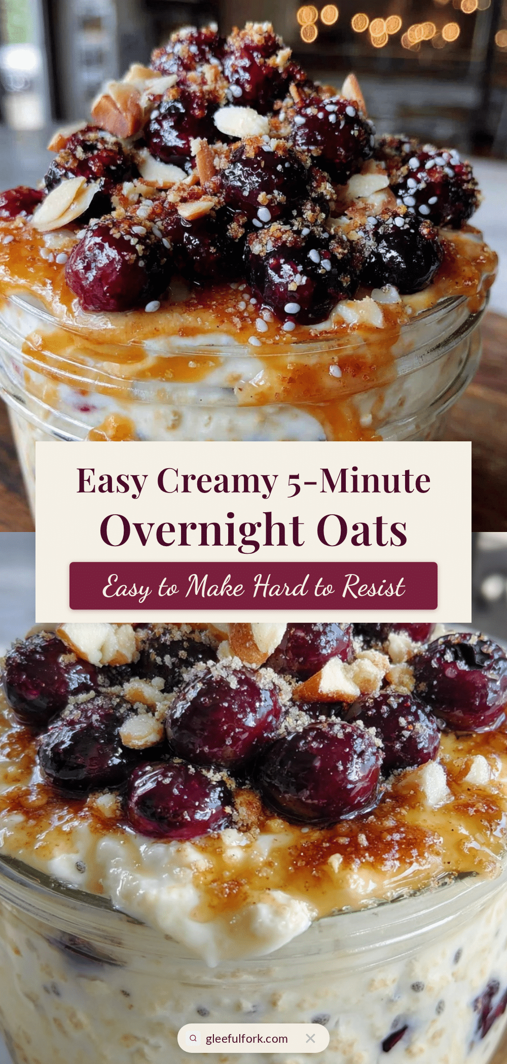 easy 5-minute overnight oats recipe