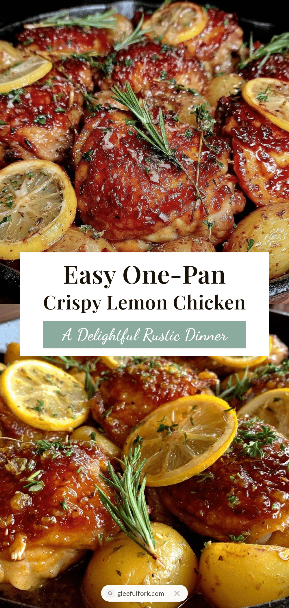 easy one-pan lemon chicken recipe