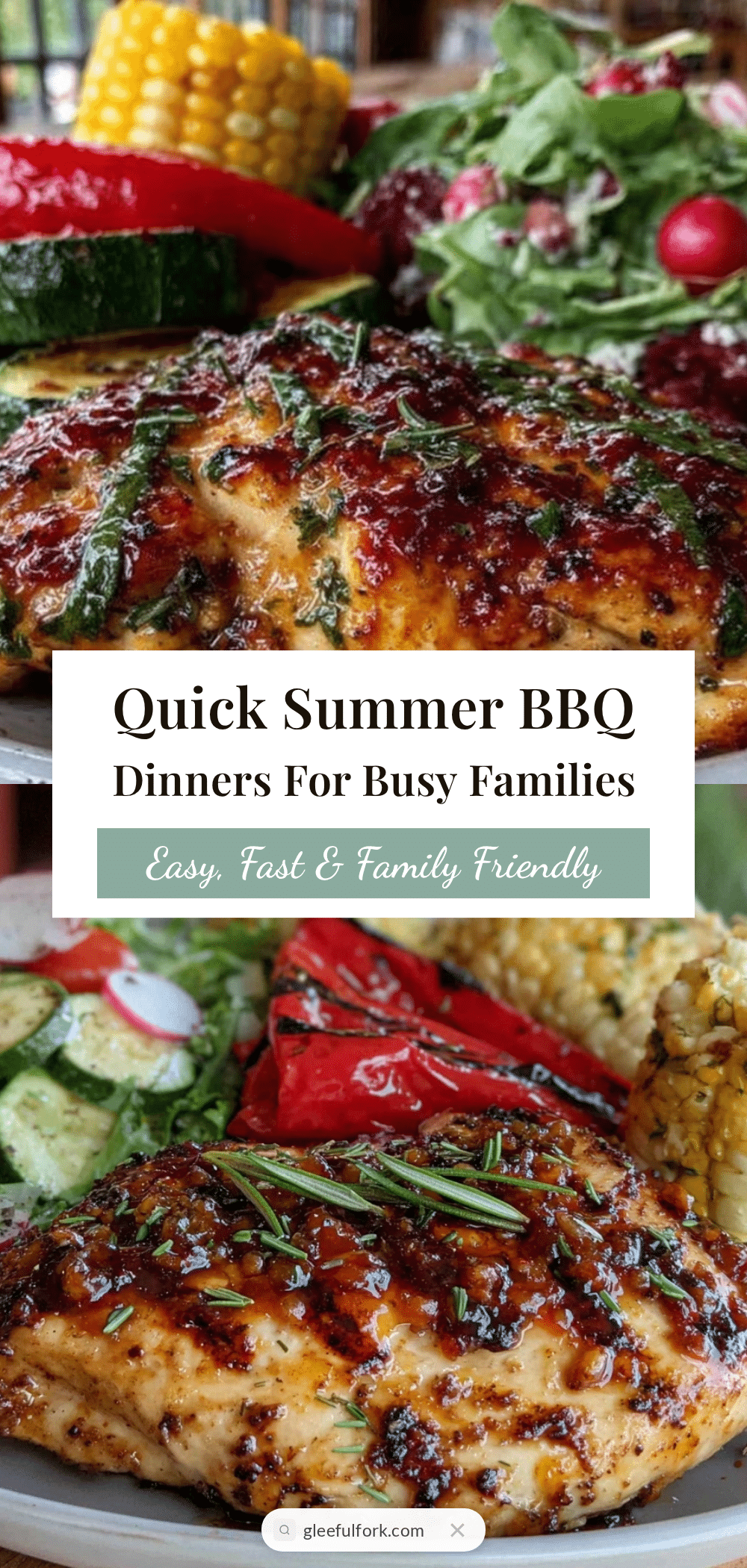 easy summer BBQ dinner rotation recipe