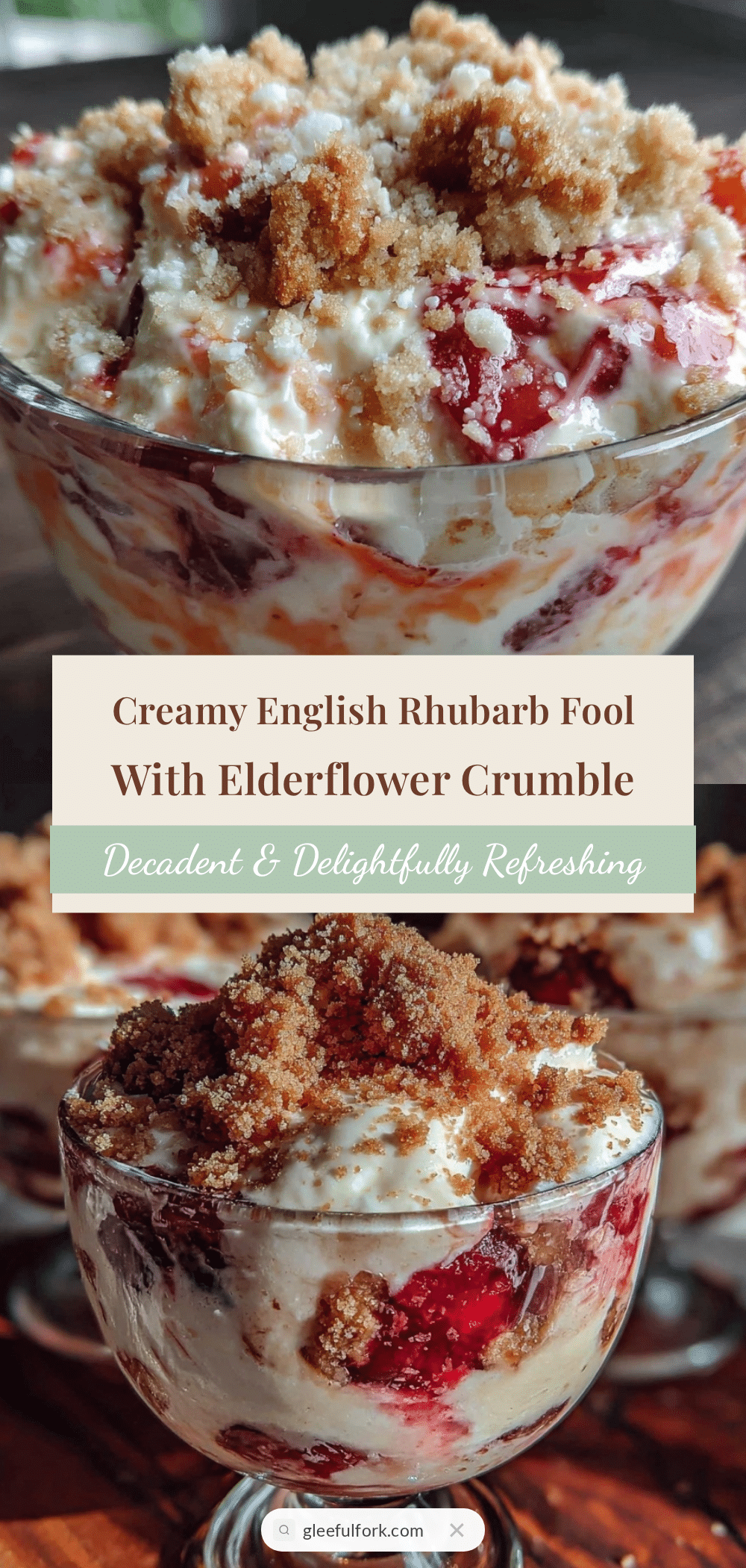 English Rhubarb Fool recipe