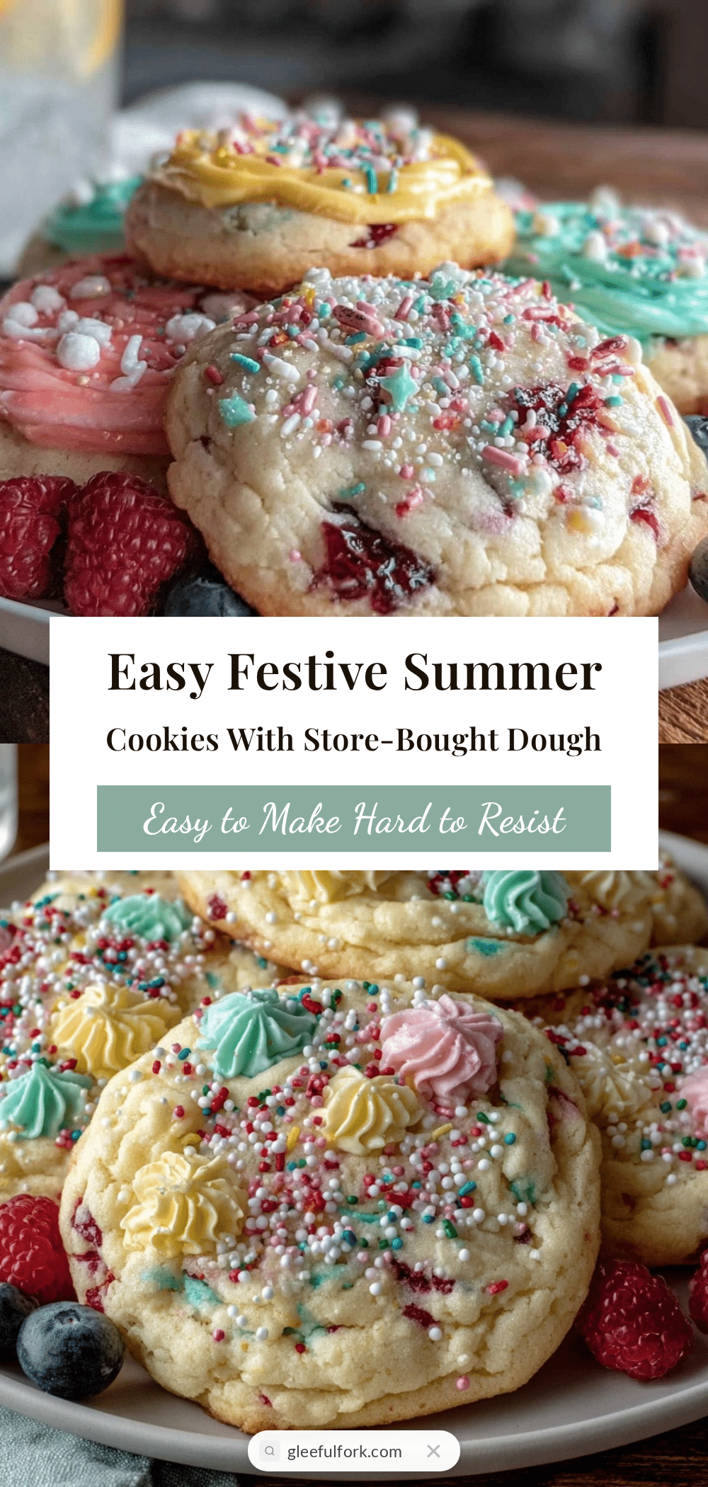 festive store-bought dough summer cookies recipe