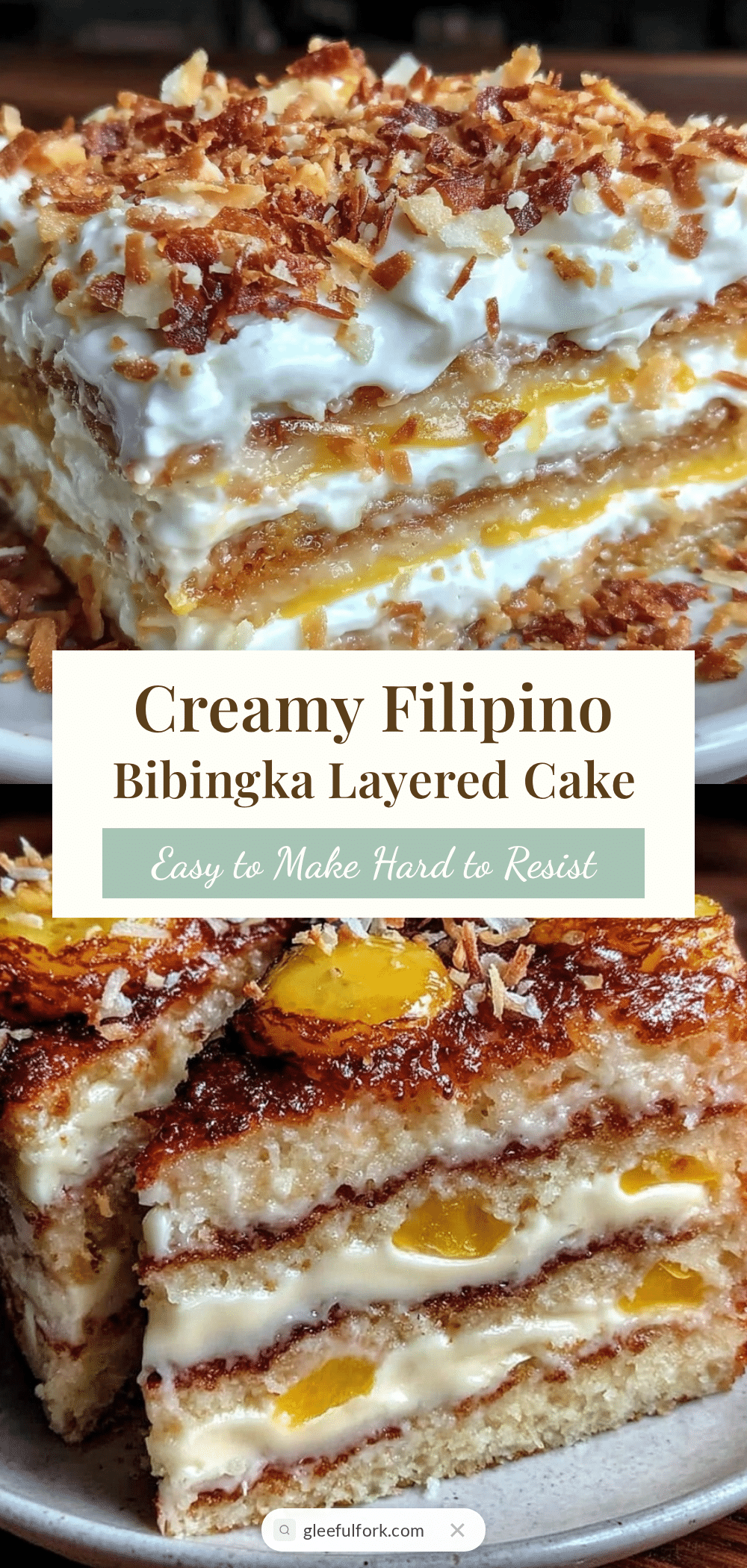 Filipino graduation bibingka layered cake recipe