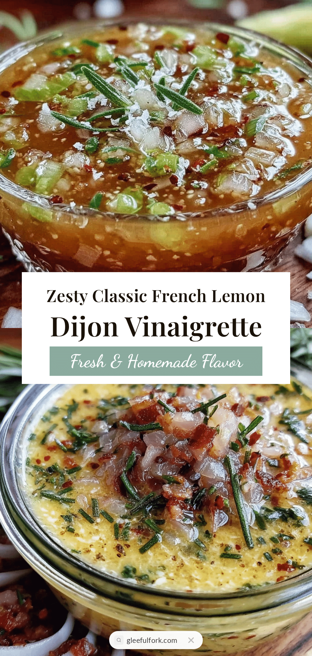 French lemon Dijon vinaigrette recipe