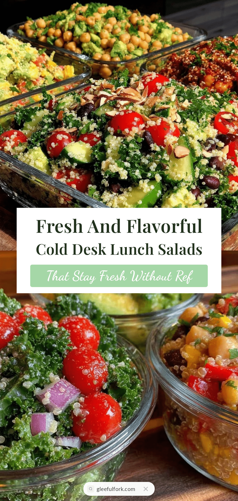 fresh cold desk lunch salads recipe