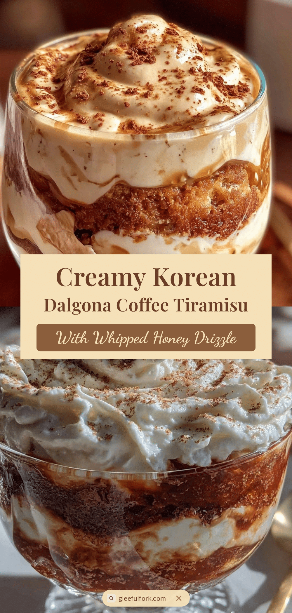 Korean Dalgona Coffee Tiramisu recipe