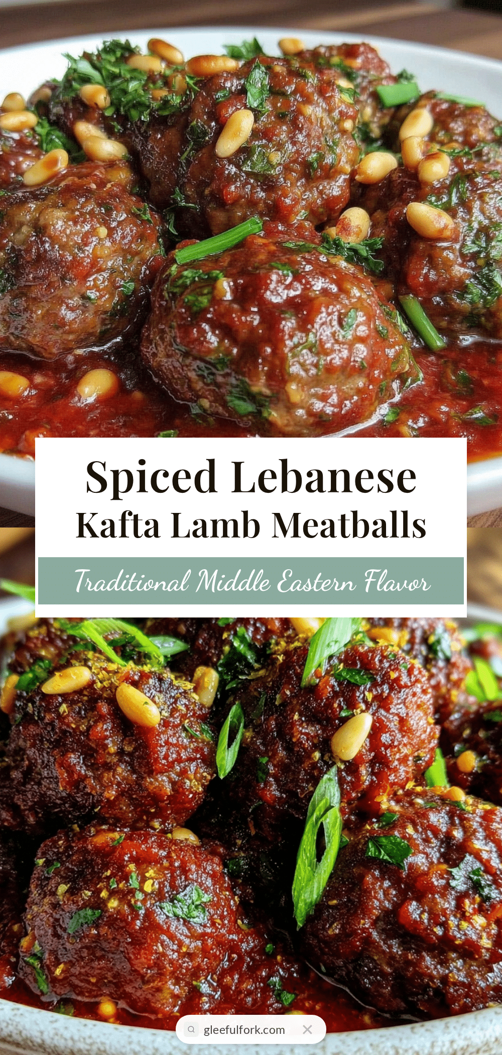Lebanese kafta lamb meatballs recipe