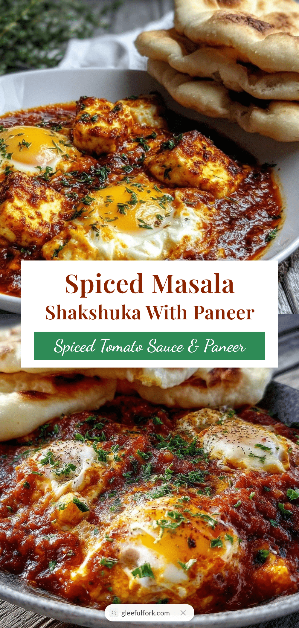 masala shakshuka with paneer recipe
