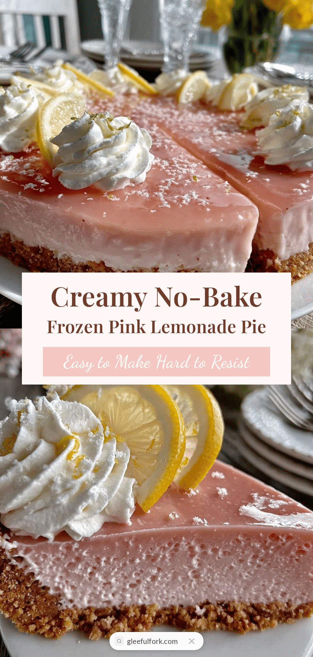 no bake pink lemonade pie recipe