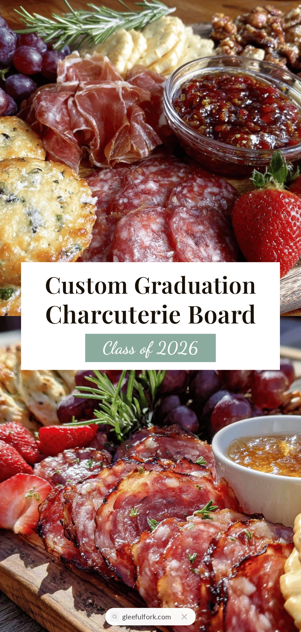 personalised graduation charcuterie board recipe