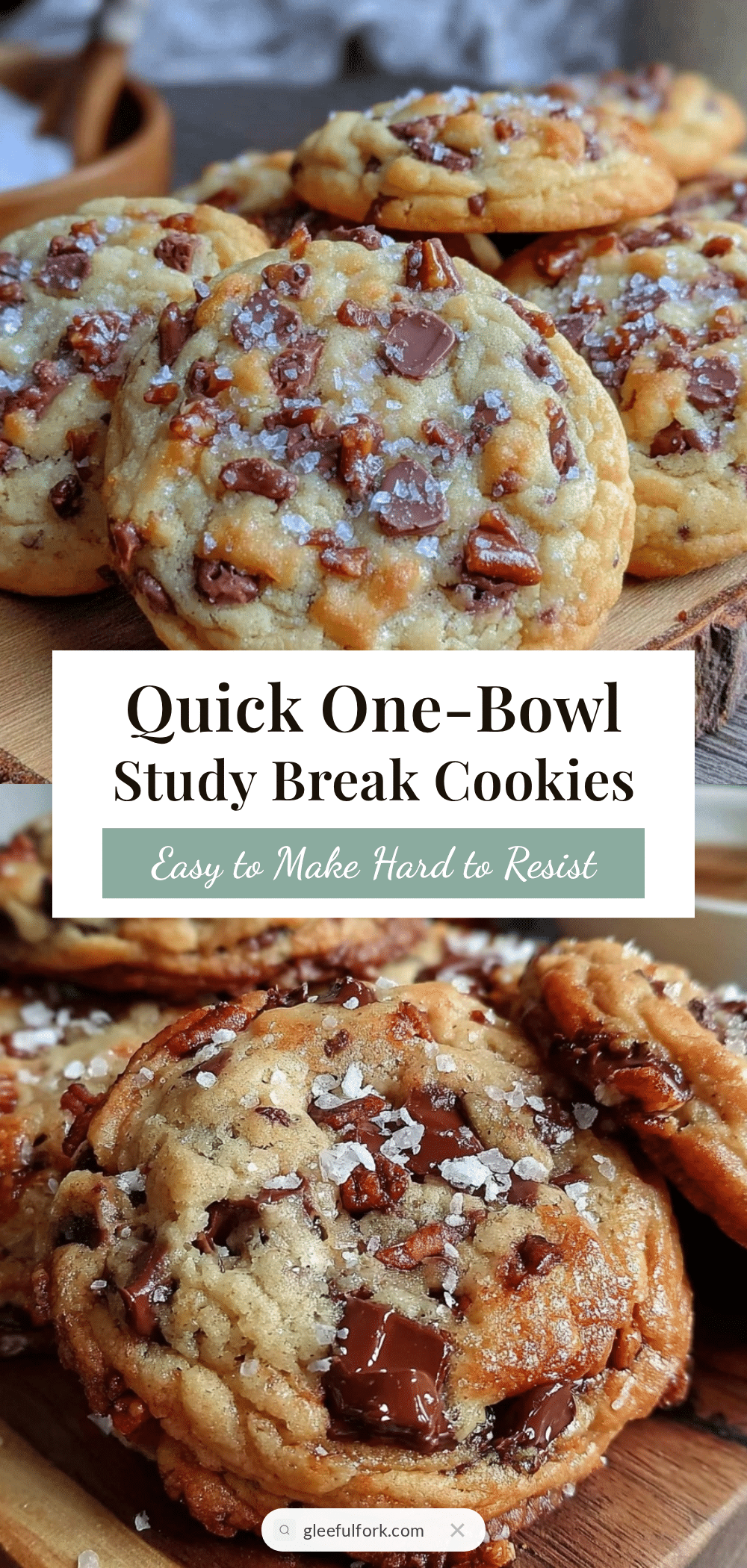quick one-bowl study break cookies recipe