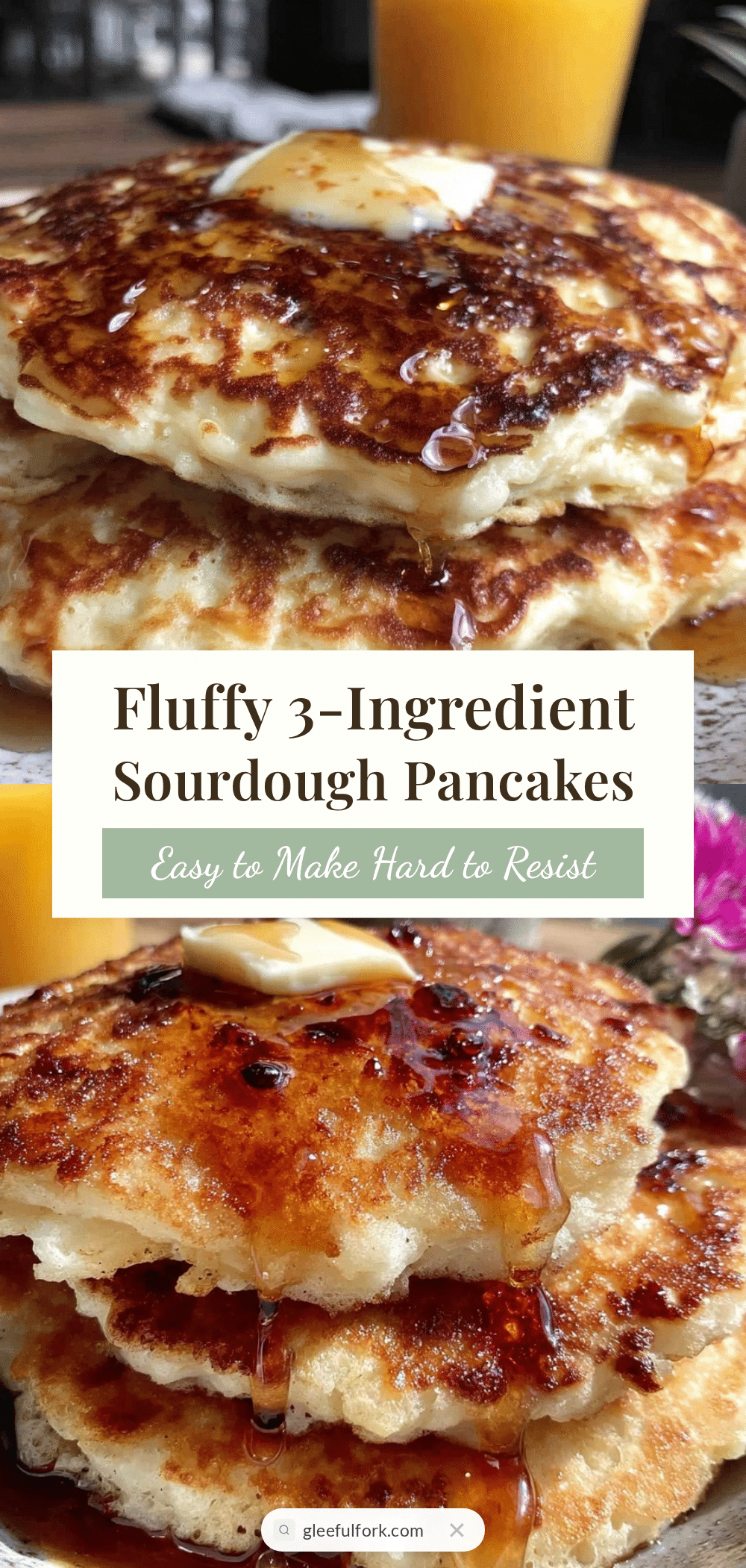 sourdough discard pancakes recipe