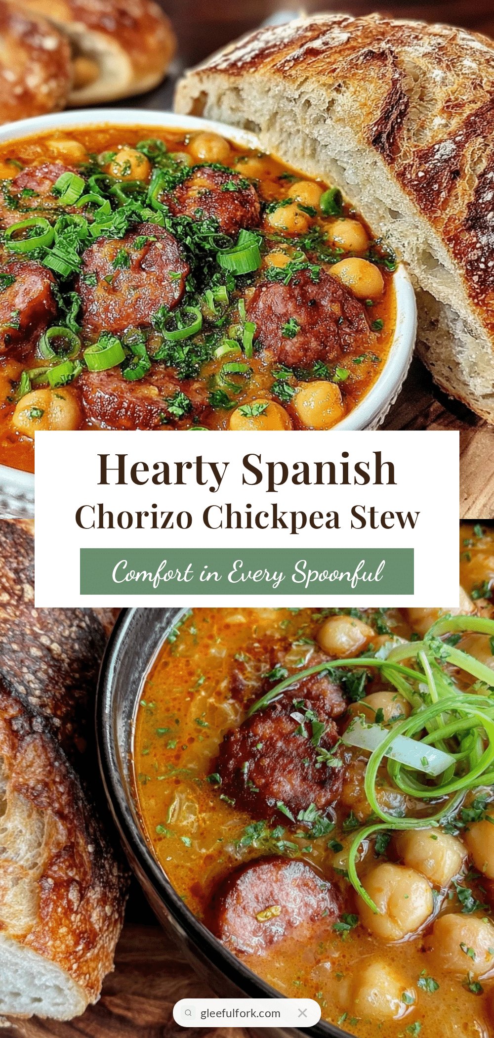 spanish chorizo and chickpea stew recipe