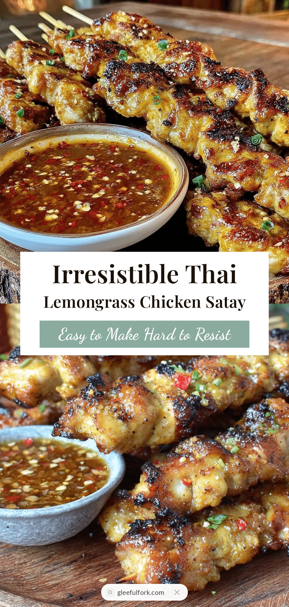 thai lemongrass grilled chicken satay recipe