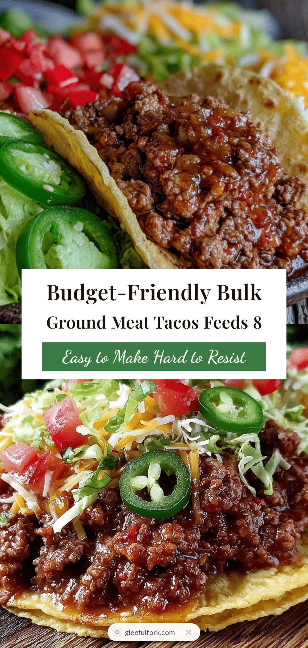 budget friendly bulk ground meat taco kit recipe