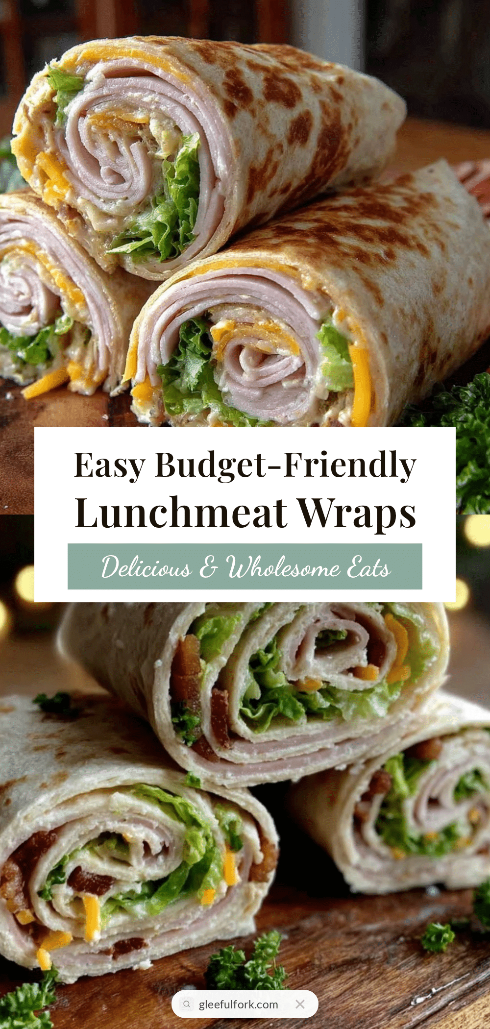 budget-friendly store-brand lunchmeat wraps recipe