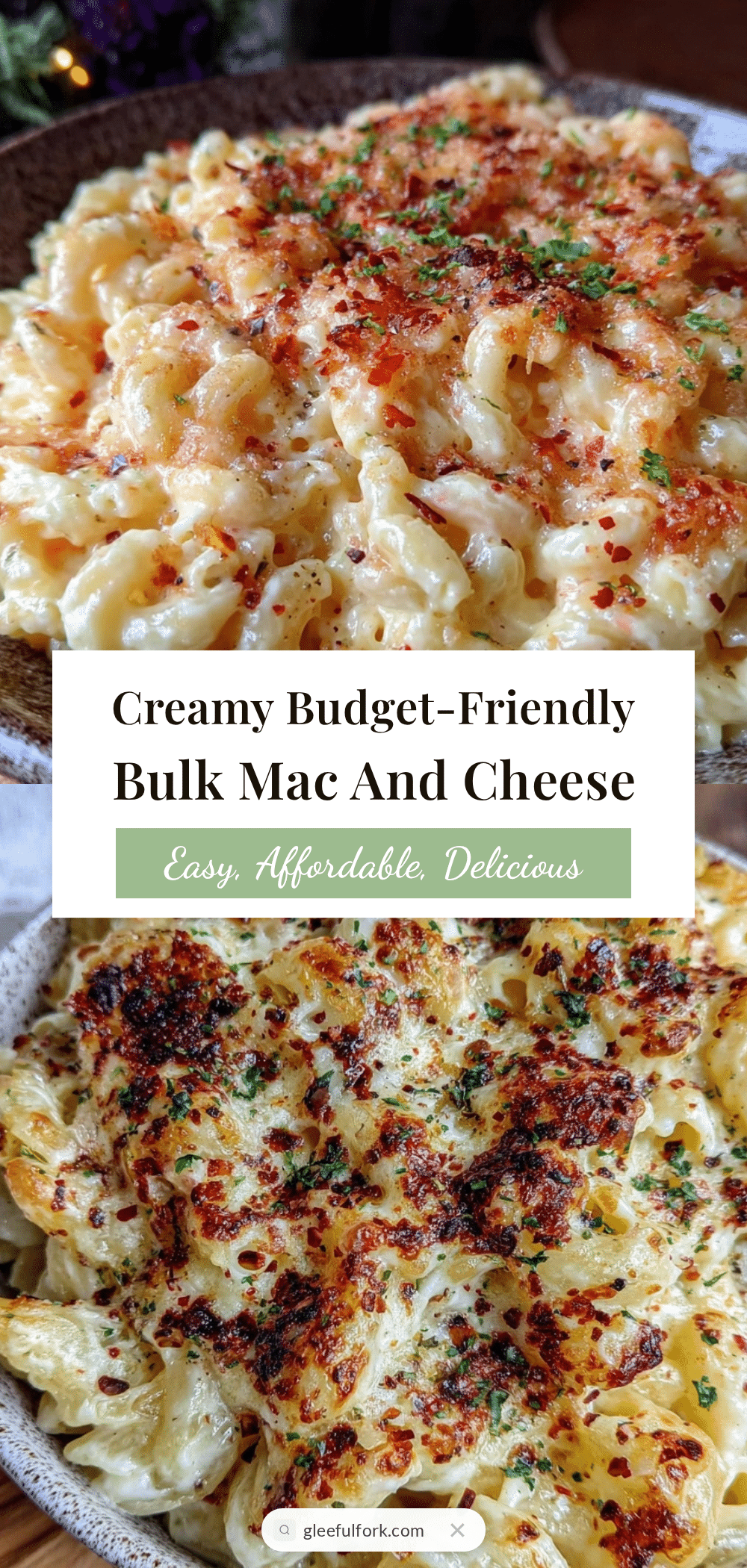 creamy bulk macaroni and cheese recipe