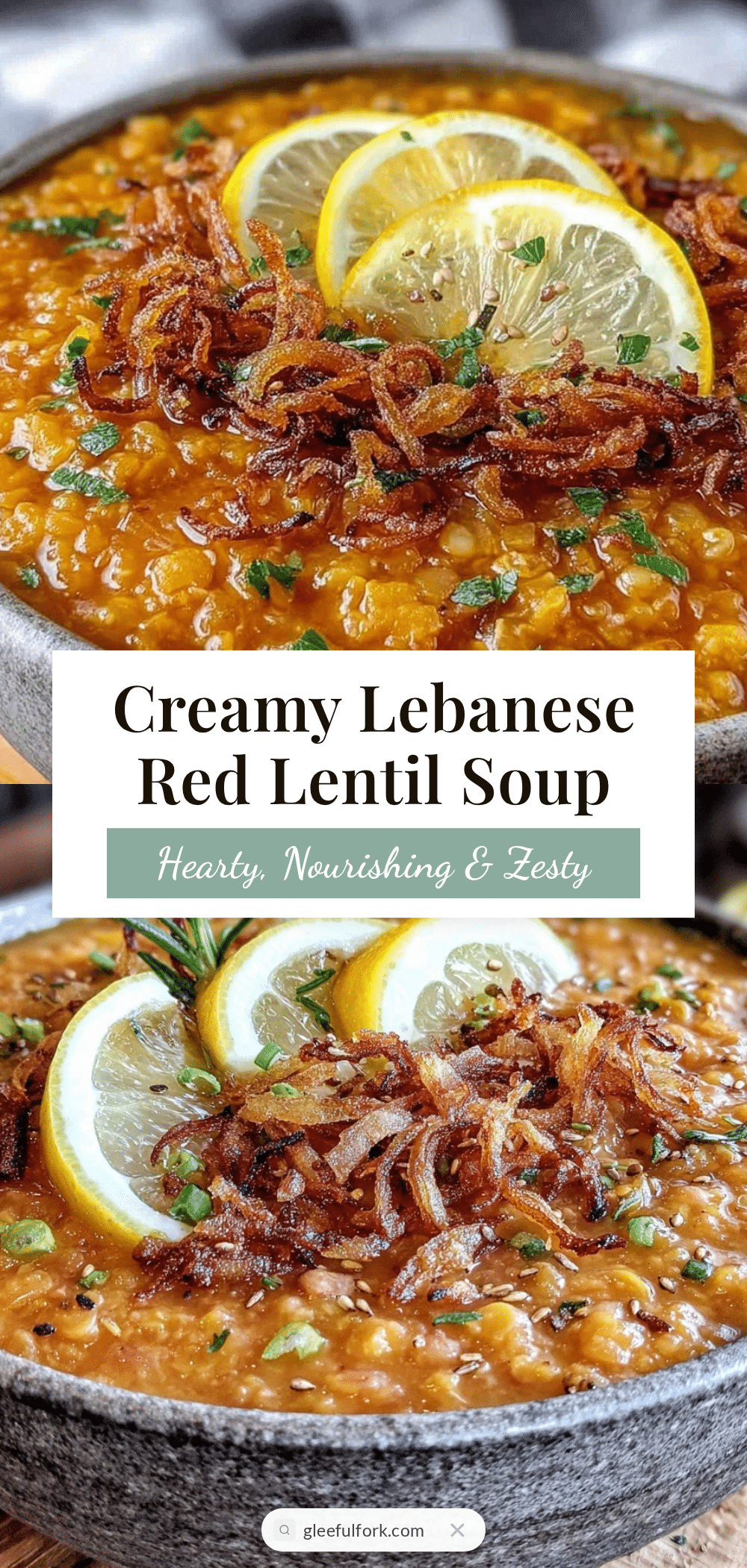 creamy lebanese red lentil soup recipe