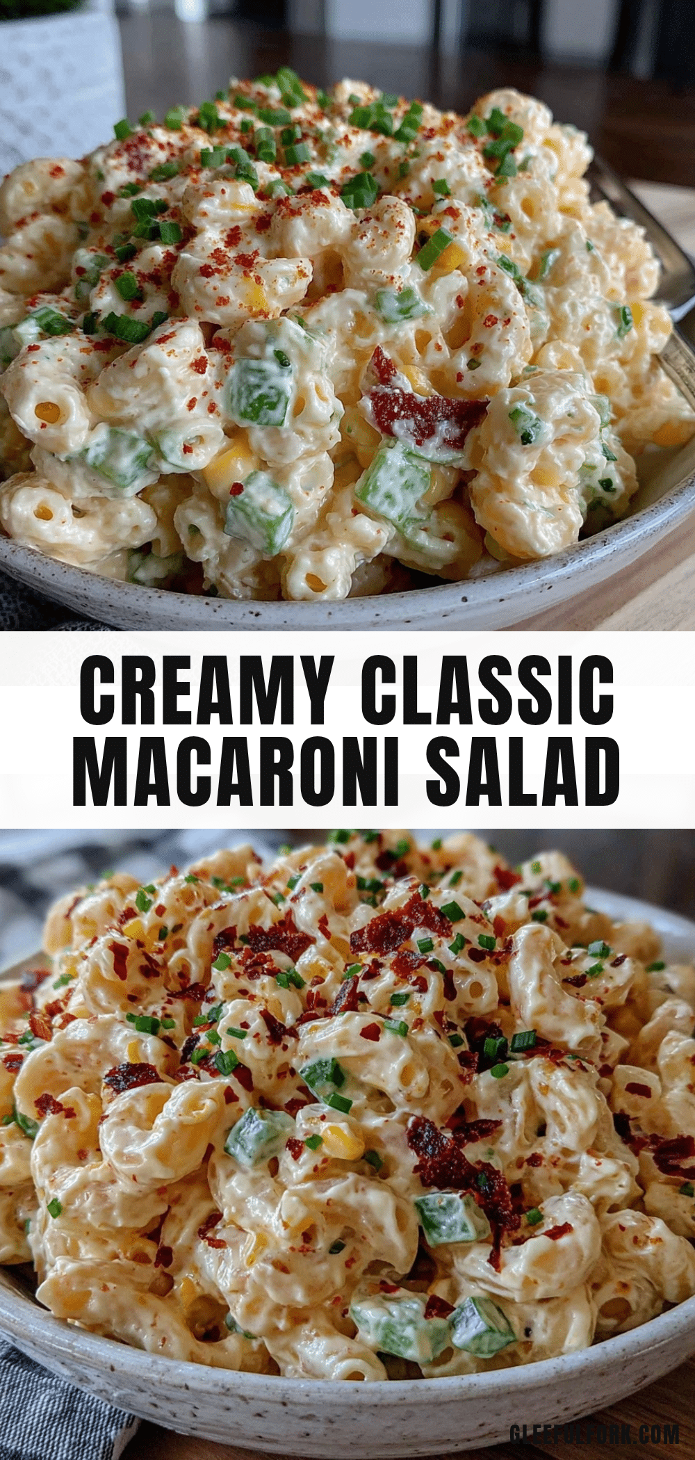 creamy macaroni salad recipe