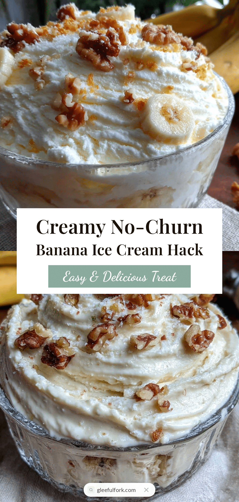 creamy no-churn banana ice cream recipe