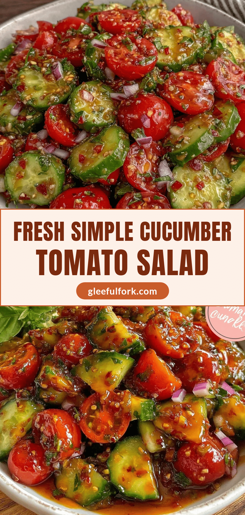 cucumber tomato salad recipe