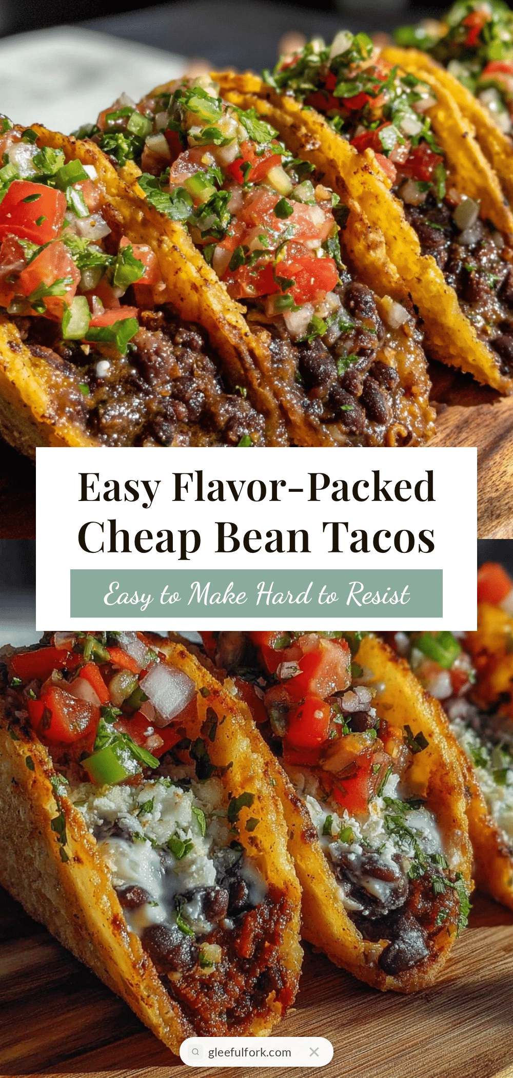 easy bean tacos recipe
