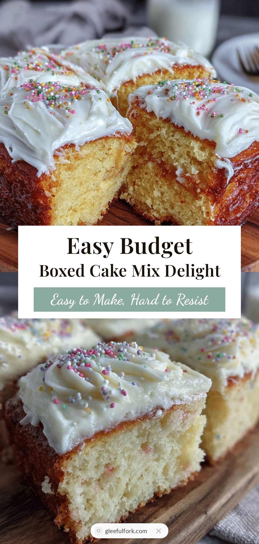 easy budget boxed cake mix recipe
