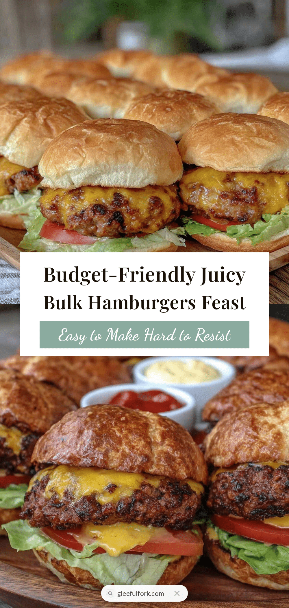 easy bulk hamburgers recipe recipe