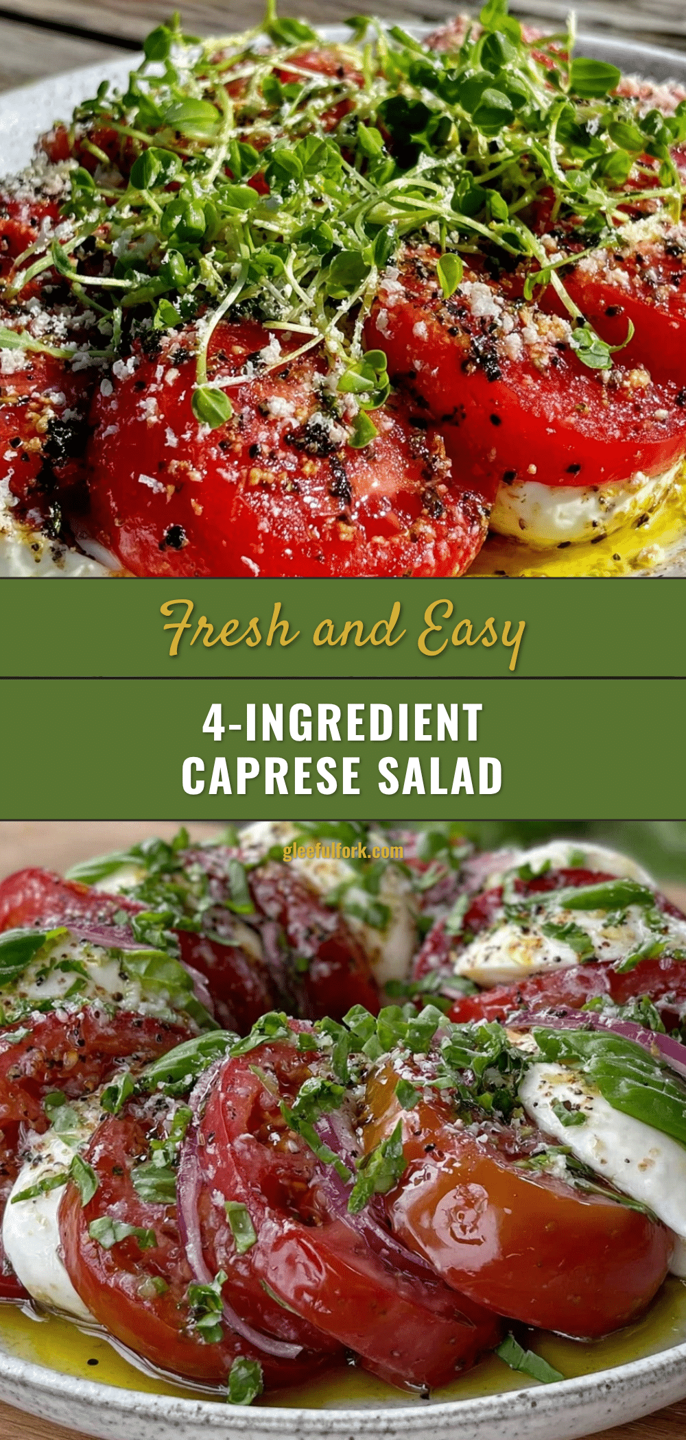 easy Caprese salad recipe