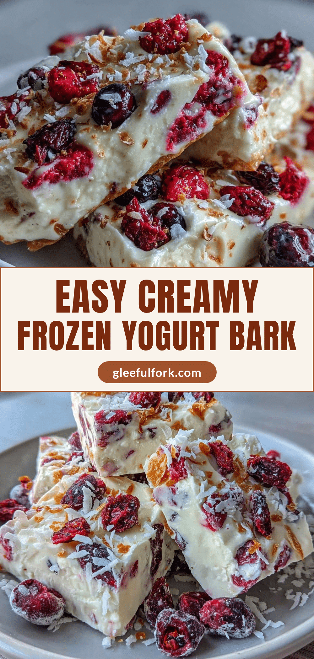 easy frozen yogurt bark recipe
