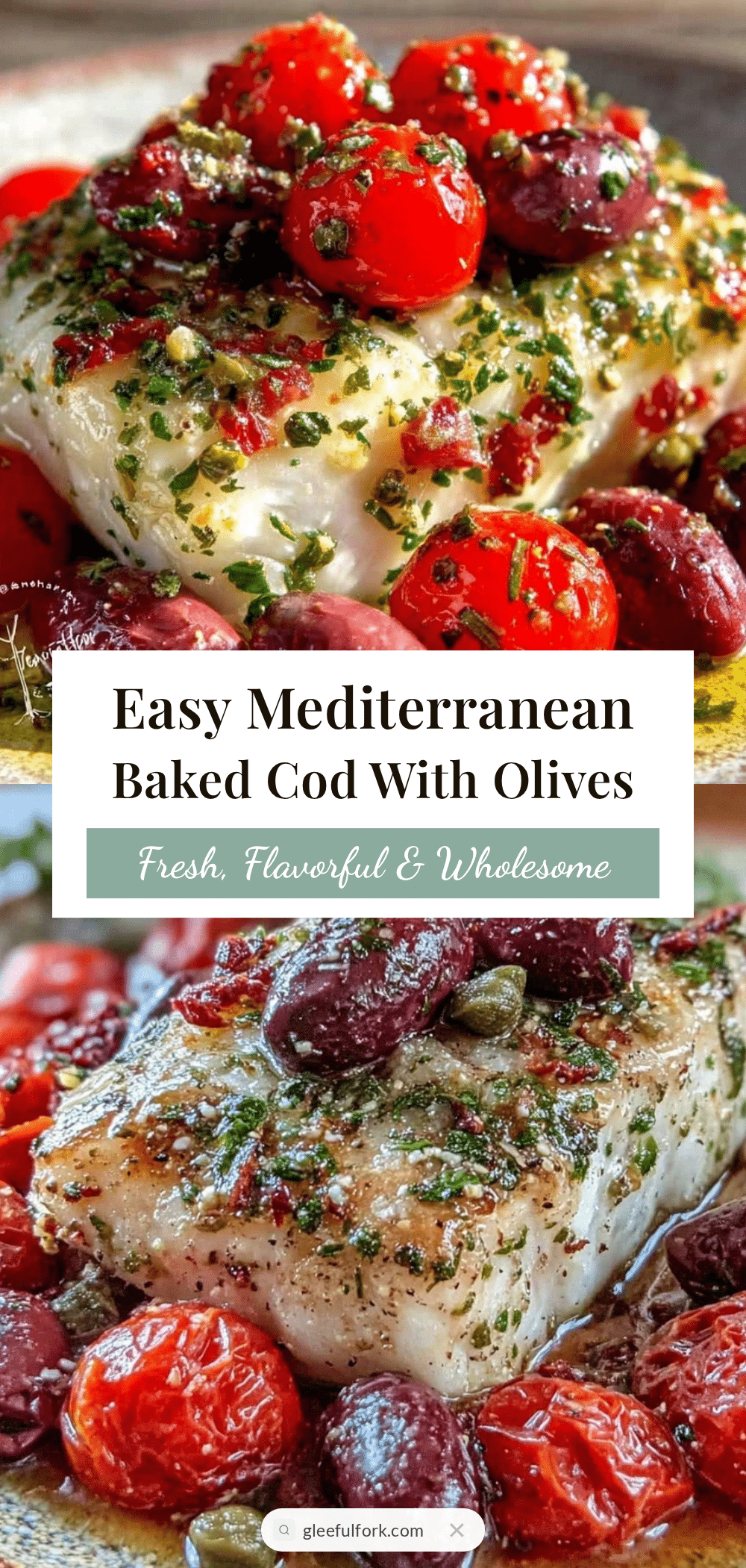easy greek baked cod recipe