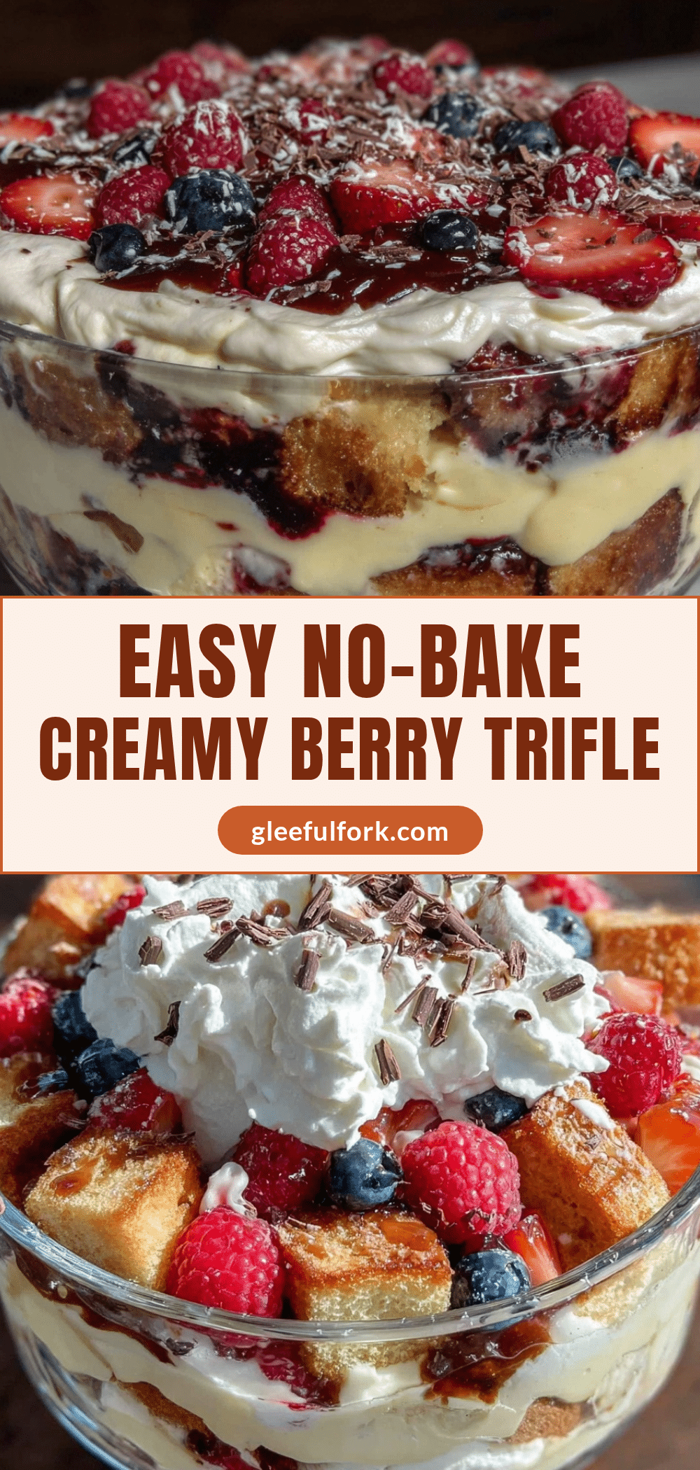 easy no-bake berry trifle recipe
