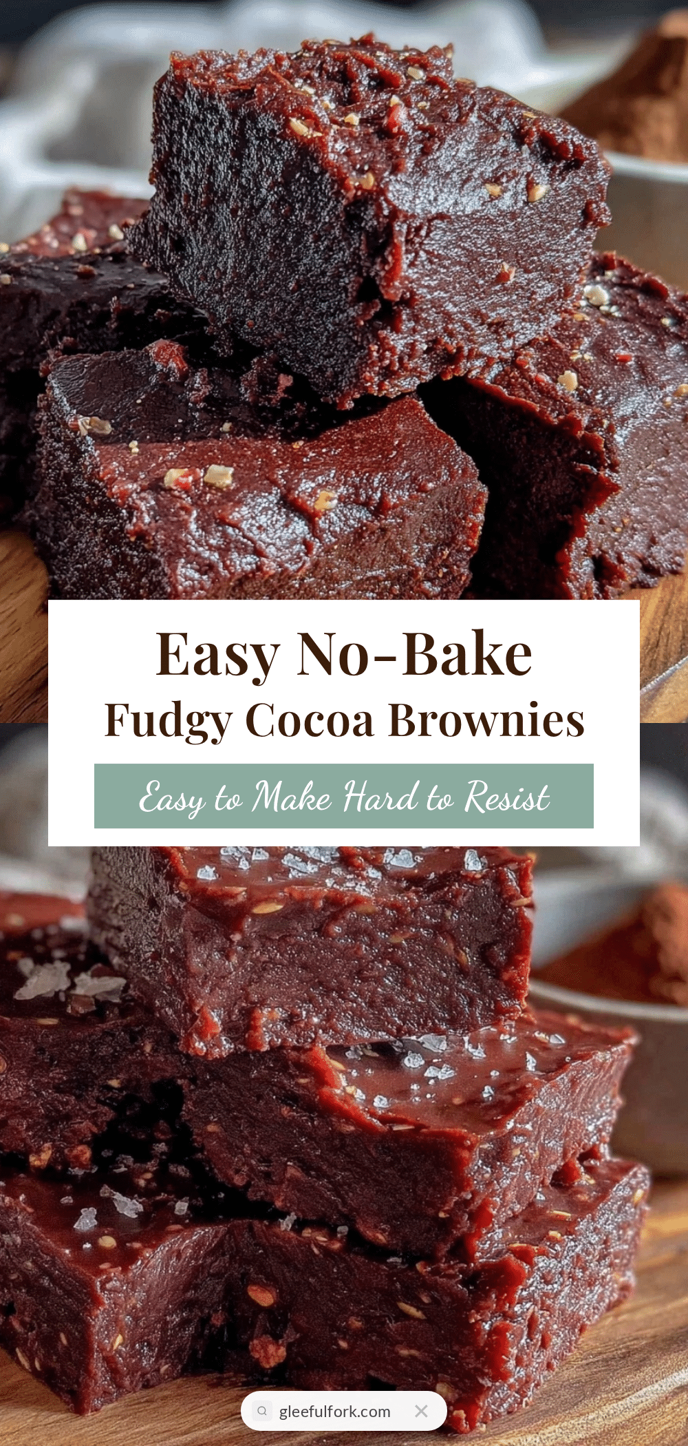 easy no-bake brownies recipe