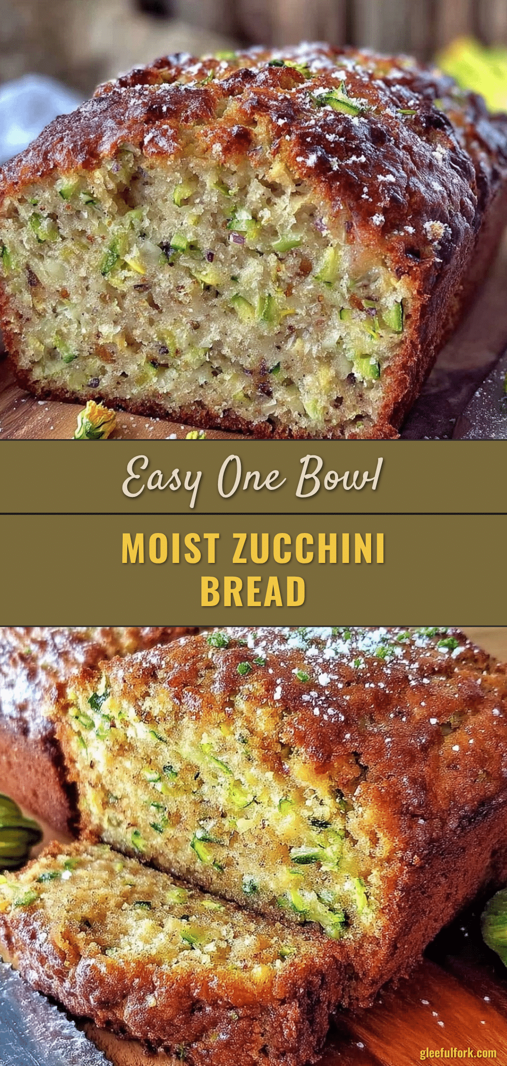 easy one bowl zucchini bread recipe