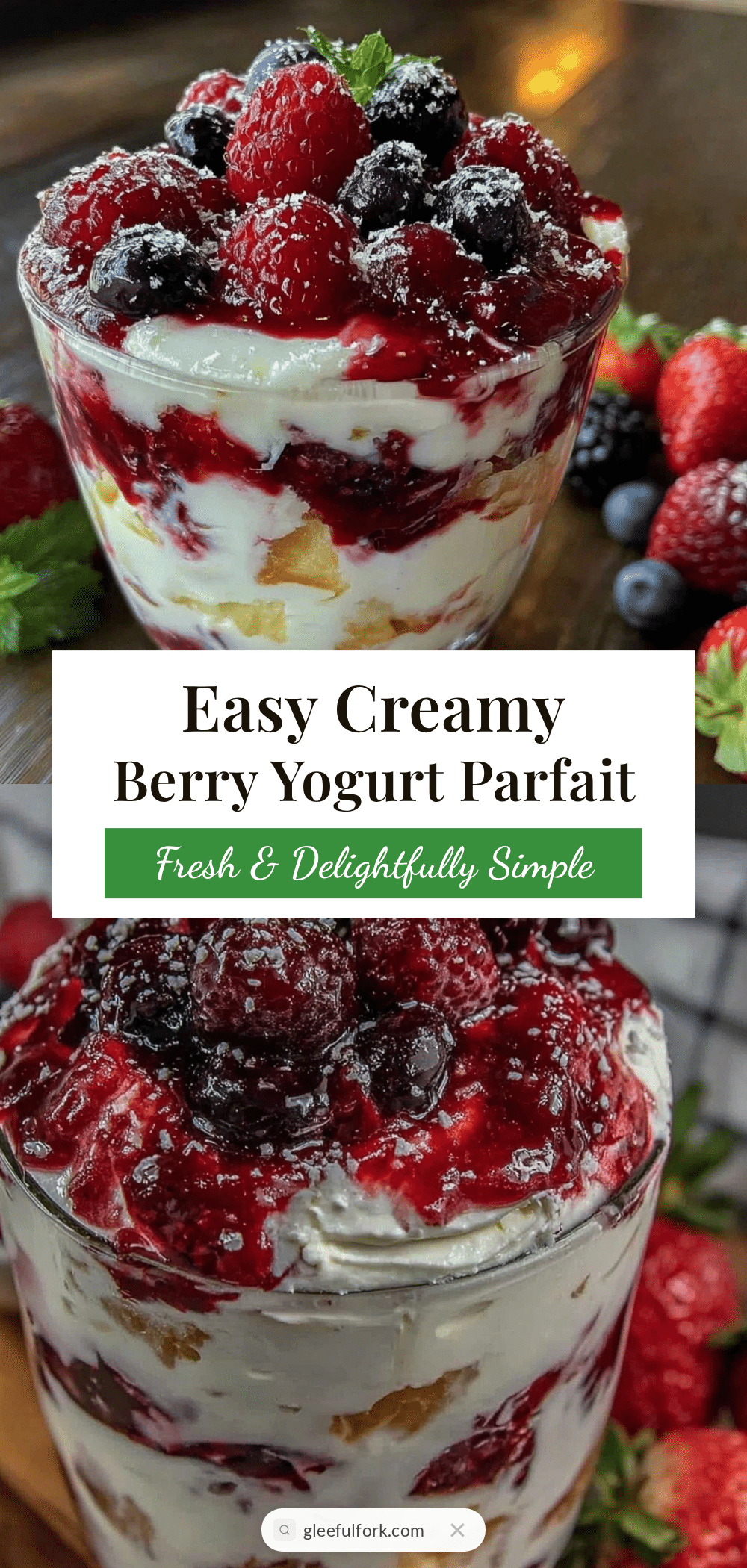easy simple berry parfait recipe