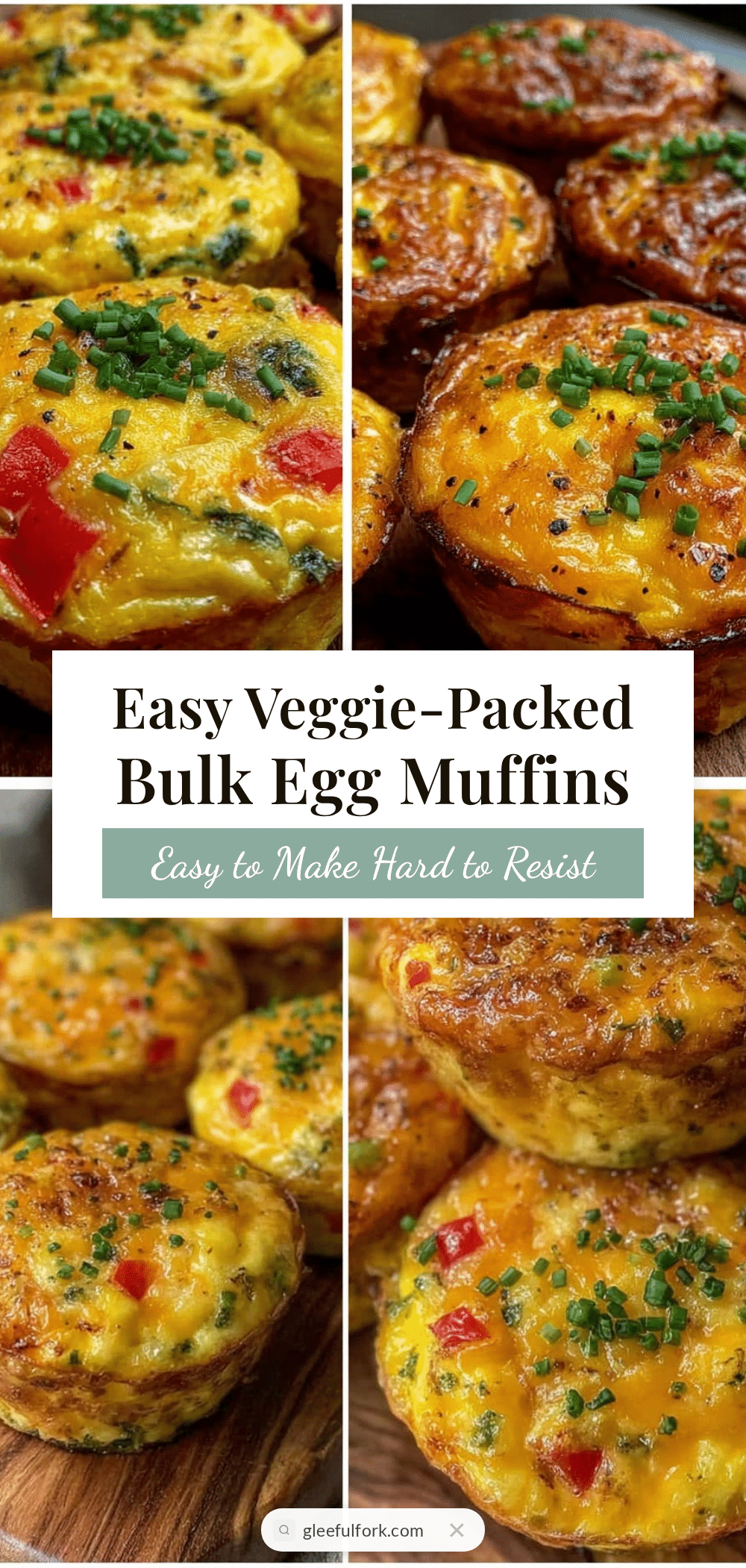 easy veggie-packed bulk egg muffins recipe