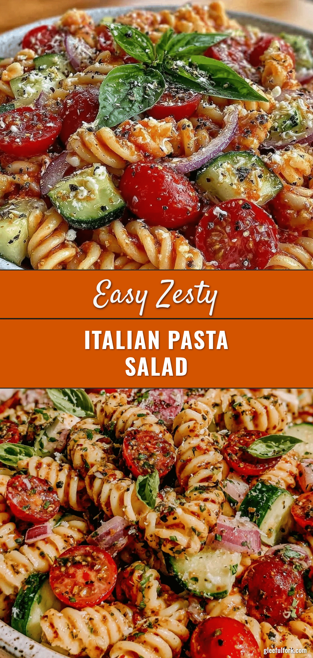 Easy Zesty Italian Pasta Salad recipe