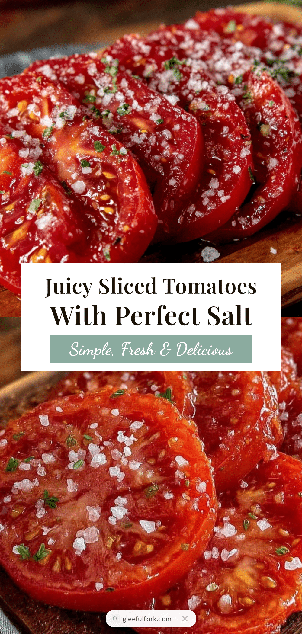 fresh sliced tomatoes recipe
