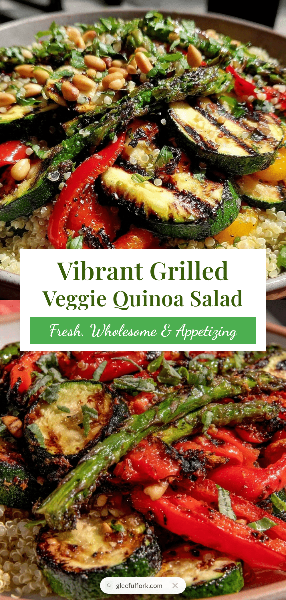 grilled veggie and quinoa salad recipe