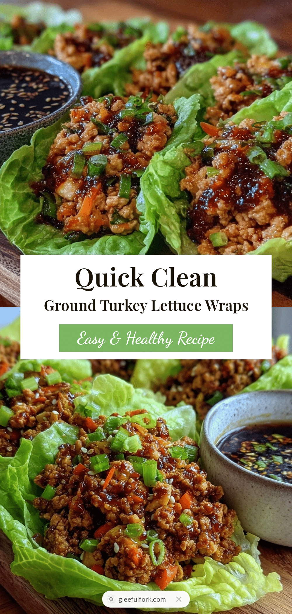 ground turkey lettuce wraps recipe