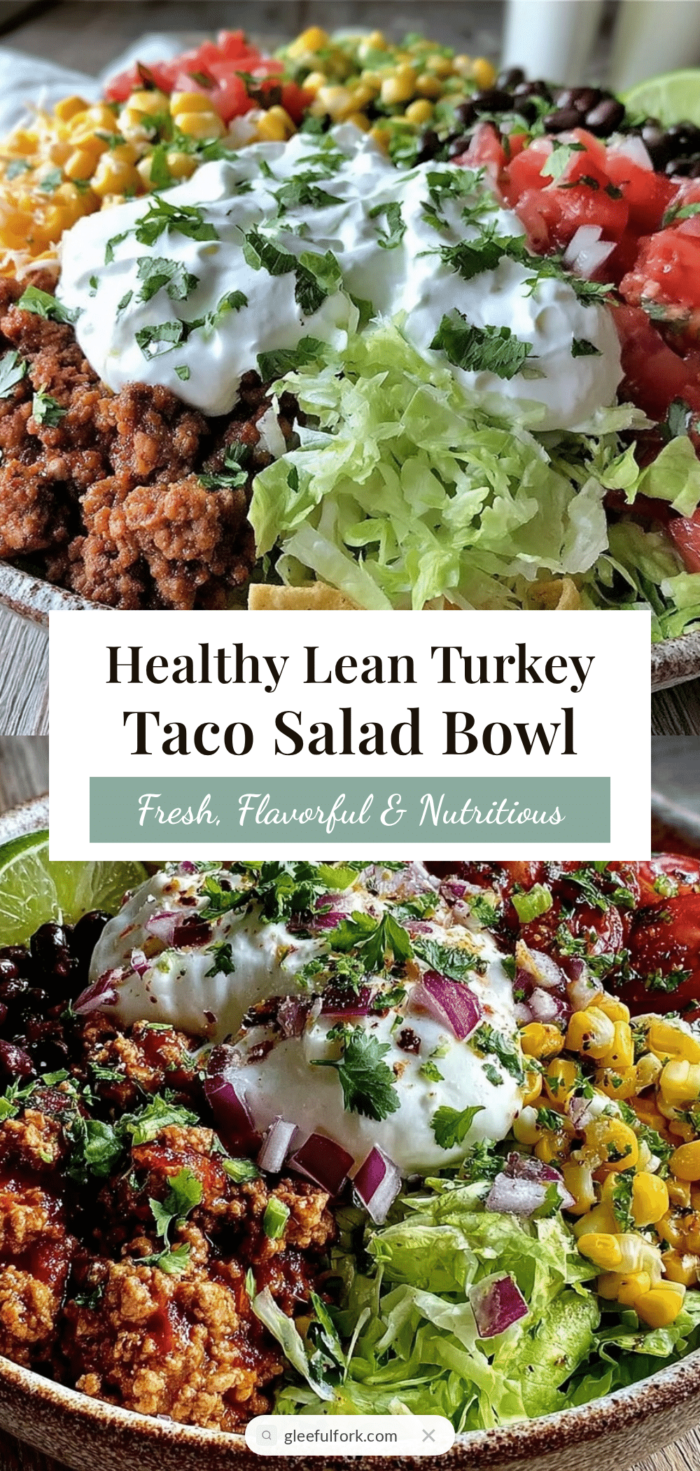 healthy taco salad bowl recipe