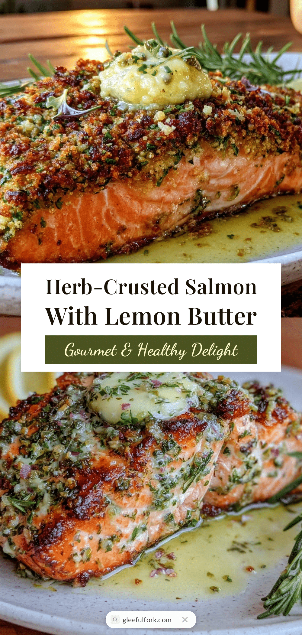 herb-crusted salmon recipe