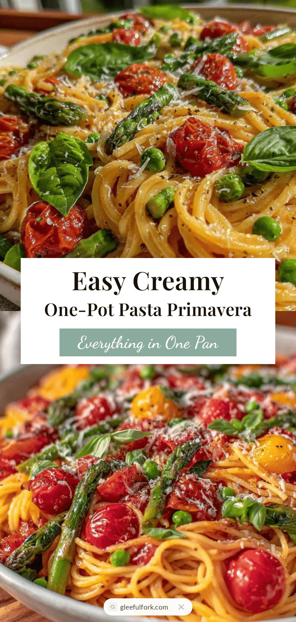 one-pot pasta primavera recipe