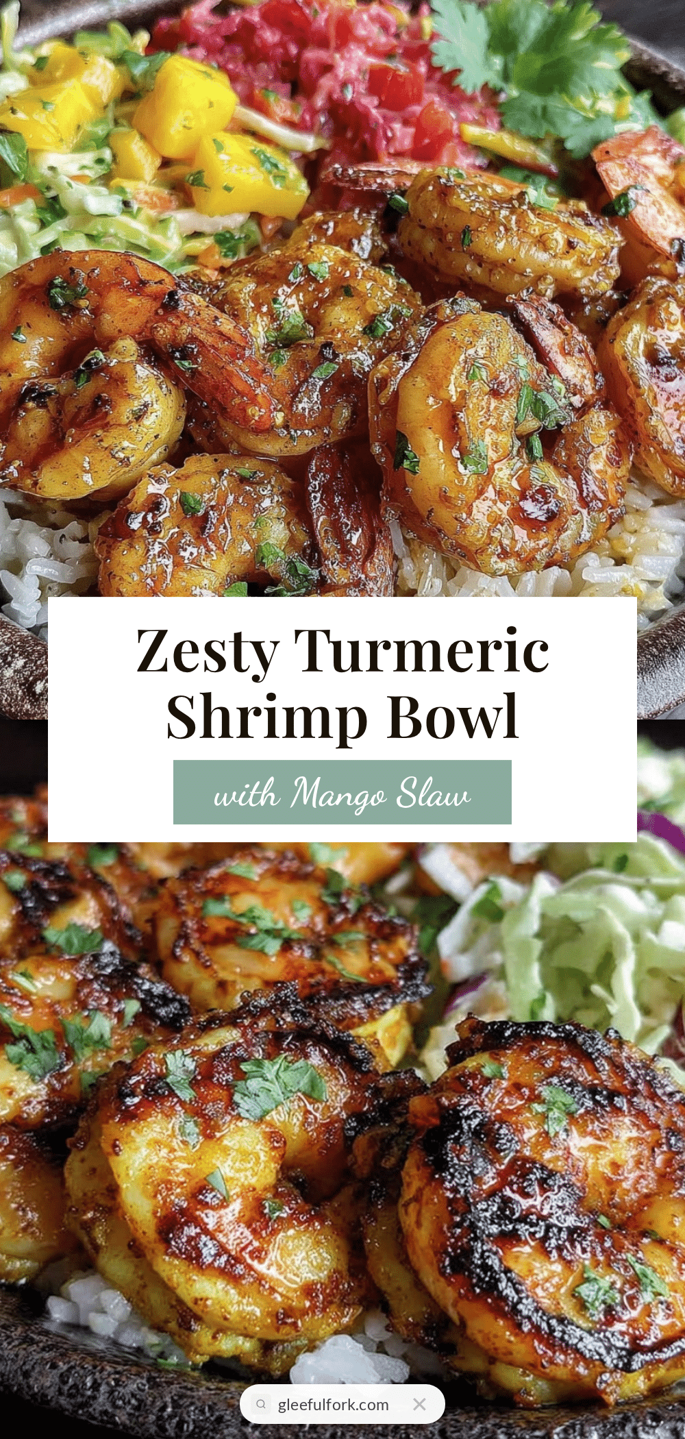 turmeric grilled shrimp bowl recipe