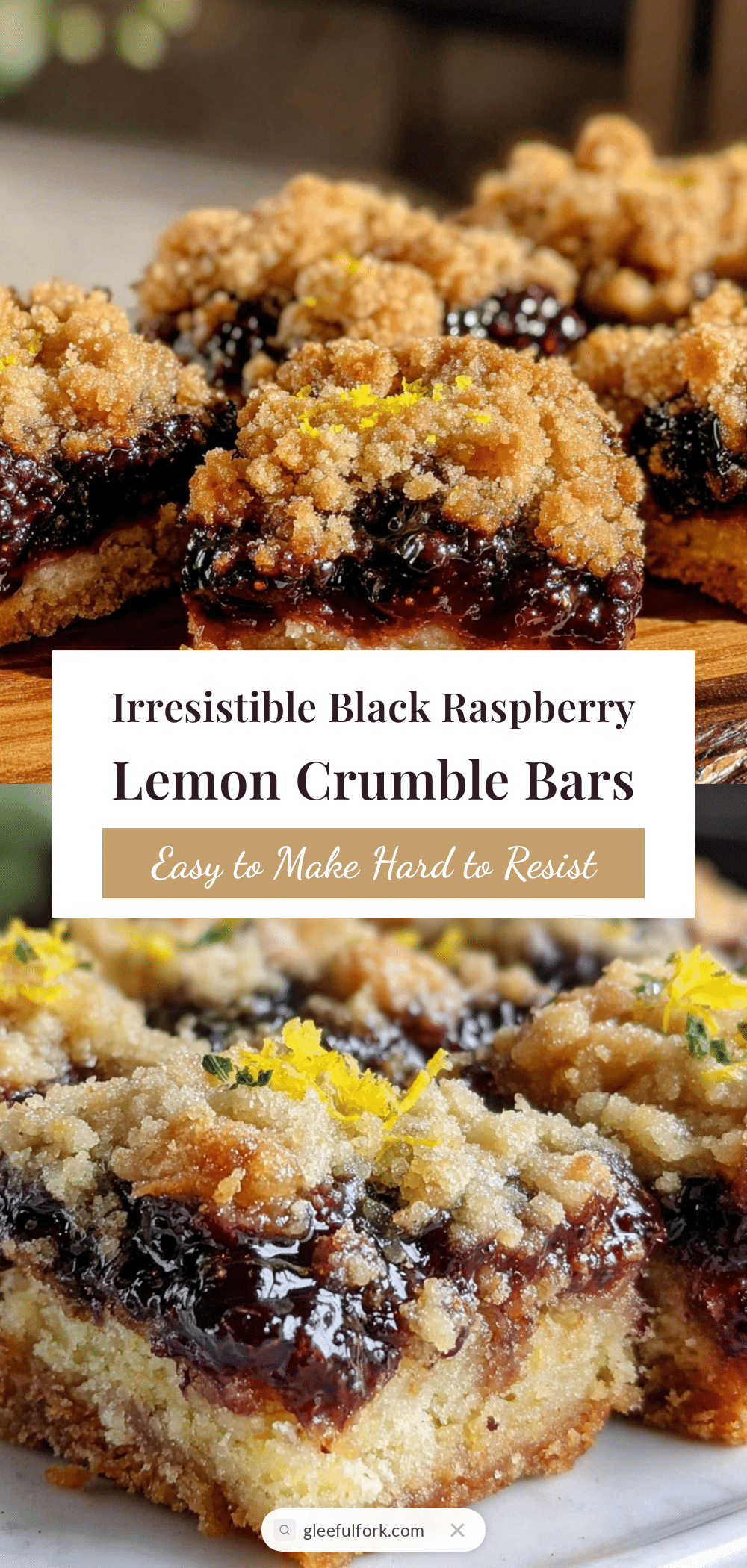black raspberry crumble bars recipe