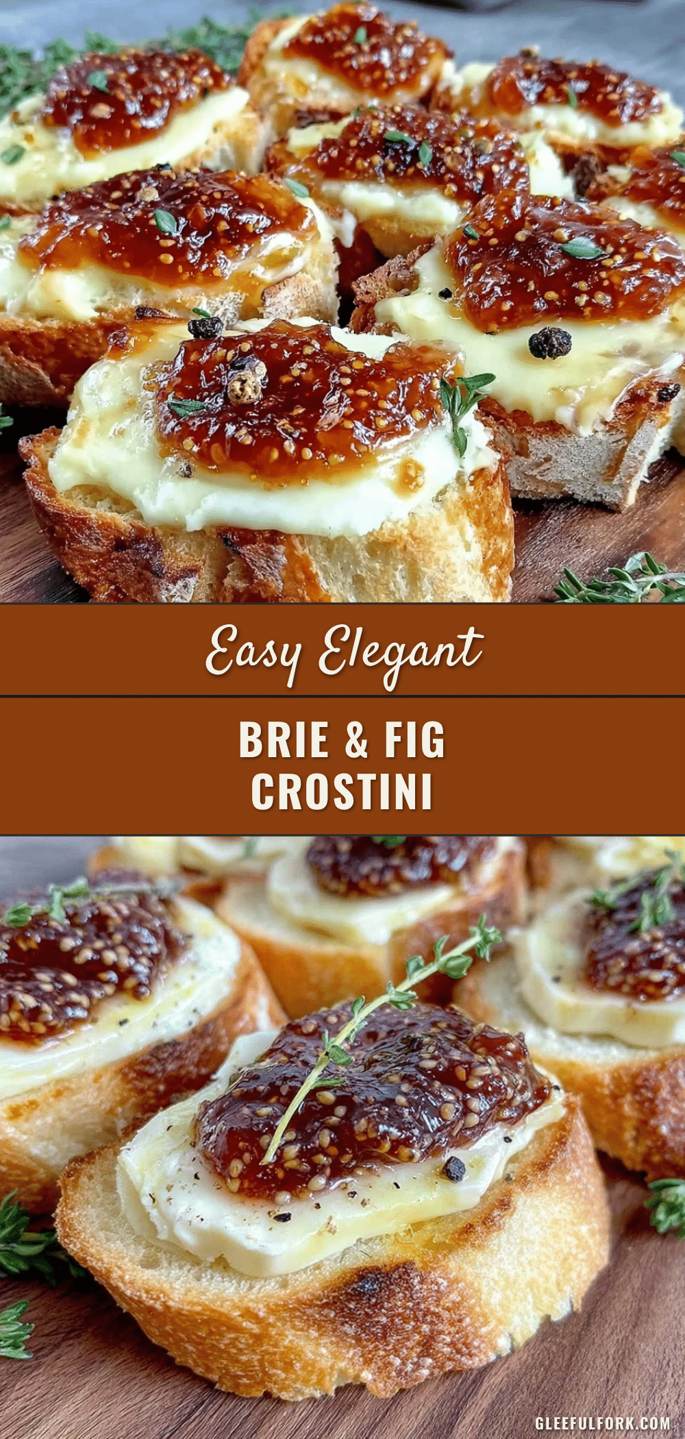 brie and fig jam crostini recipe
