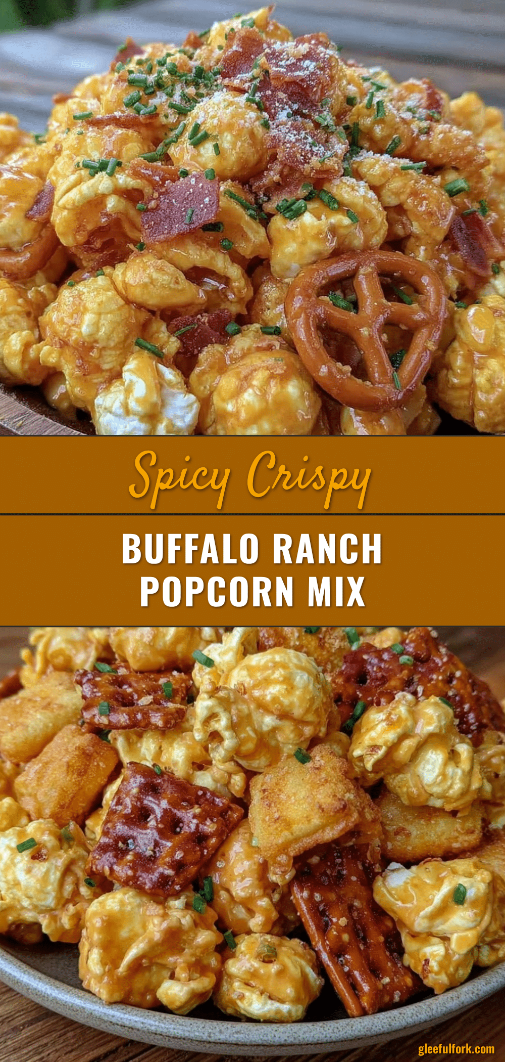 Buffalo Ranch Popcorn Mix recipe